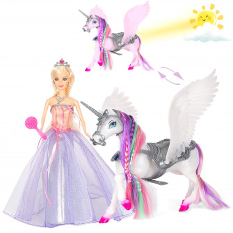 Amazon Yellow River Rainbow Braided Hair Unicorn