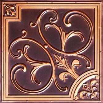 Faux Tin Ceiling Tile Glue Up By Decorative