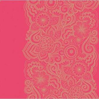 Villa Nova Wallpaper Florence Earl Stripe Raspberry W213