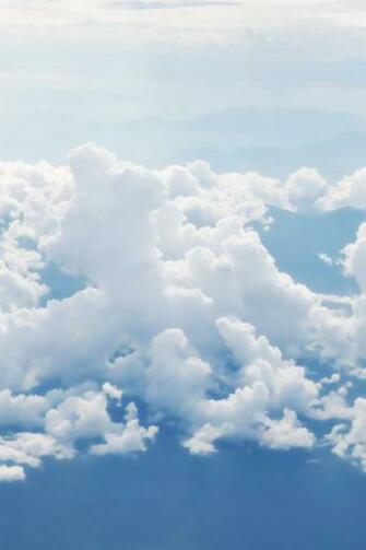 Sky And Clouds Aerial Simply Beautiful iPhone Wallpaper