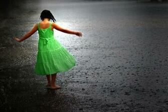 Spring Rain Desktop Wallpaper