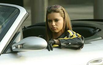 Brunettes Women Adriana Lima Cars Wallpaper Background