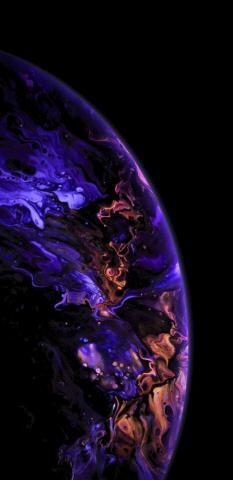 AmoledBackground Purple Pill Planet