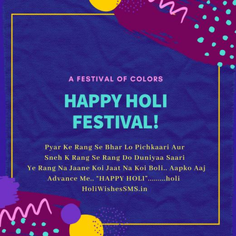 Happy Holi Image Wallpaper And Photos In Status Wishes