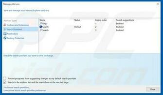 Removing Wallpaper Home From Internet Explorer Default Search