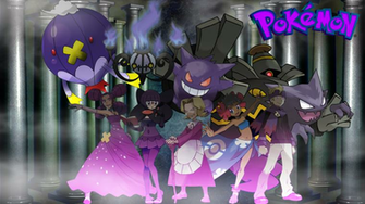 Ghost Type Pokemon Trainers Updated Art By Saintnaruto