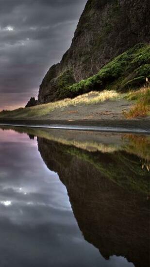 Water Rock Reflection iPhone Plus Wallpaper Gallery