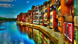 Apartment Inside River HD Desktop Wallpaper
