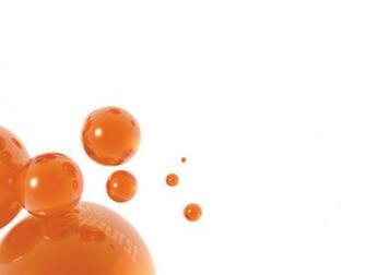 Iburst White Orange Bubbles Desktop Wanted Wallpaper