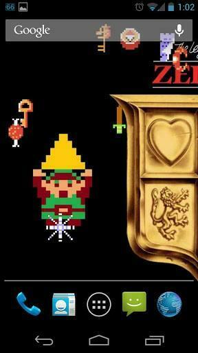 Bigger 8bit Zelda Live Wallpaper For Android Screenshot