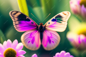 Butterfly Flower Wallpaper Image