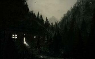 Spooky House Wallpaper World