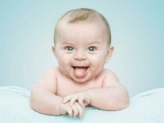 Wallpaper Naughty Cute Babies