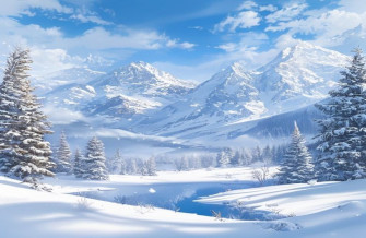 Winter Mountain Wallpaper