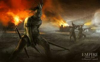 Empire Total War The Warpath Campagn Artwork Warrior Ant