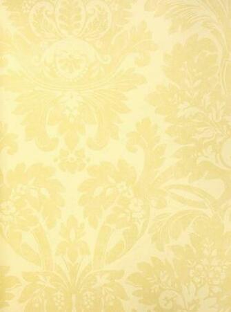 Versailles Damask Wallpaper Yellow By Zoffany