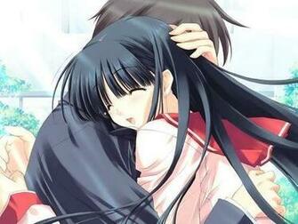 Anime Wallpaper Boy And Girl Hugging HD