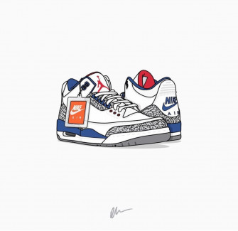 Cartoon Nike Shoes Wallpaper On