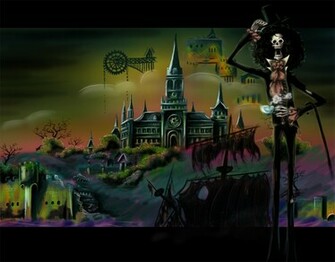 Brook Thriller Bark Wallpaper One Piece Anime