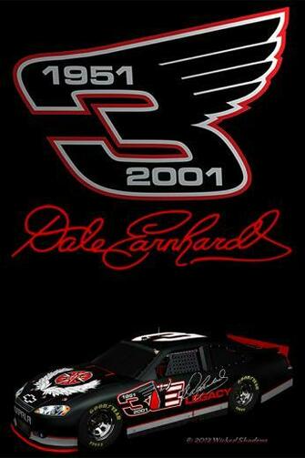 Wallpaper By Wicked Shadows Dale Earnhardt Sr Blackout Tribute