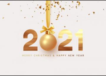 Stunning Happy New Year Wallpaper In Holiday Gift Card