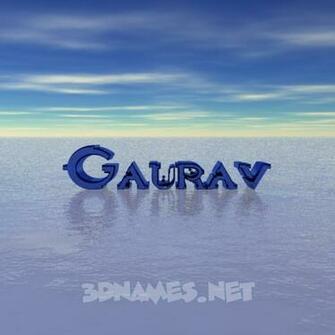 3d Name Wallpaper Image For The Of Gaurav