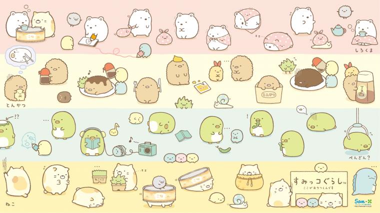 Cute San X Wallpaper Collection Rilakkuma Nyan Cat