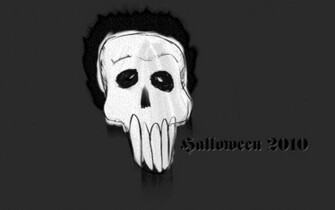 White Scary Skull Wallpaper HD