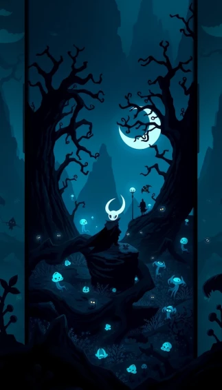 Hollow Knight Phone Wallpaper