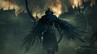 Bloodborne Video Game Poster HD Wallpaper Stylish