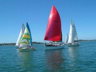 Racing Sailboat Wallpaper Race