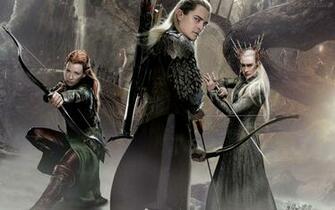Parede Legolas Thranduil E Tauriel O Hobbit A Desola De Smaug