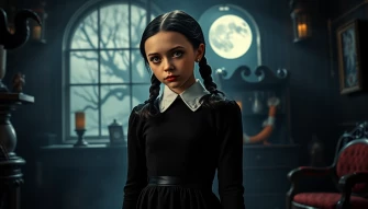 Wednesday Addams 4k Wallpaper
