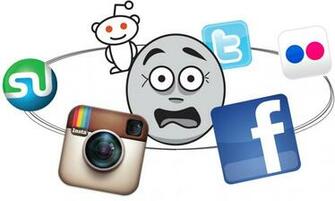 Social Media Blues HD For Wallpaper S