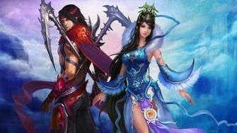 Jade Dynasty Fantasy Asian Oriental Wallpaper