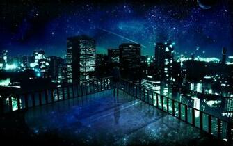 Blue Anime Wallpaper HD Background Of Your