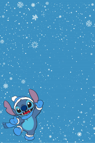 Stitch Christmas Phone Wallpaper