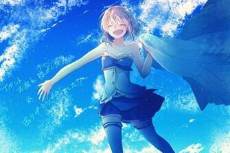 Mahou Shoujo Madoka Magica Miki Sayaka Mizuki Flowerlanguage Sky