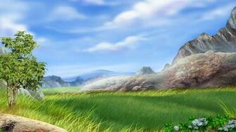 Mountain Meadow Wallpaper