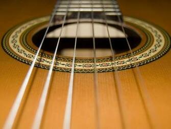 Guitar Wallpaper Classical Soundhole Inlay Nylon Strings