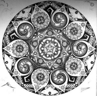 Mandala Wallpaper Black And White Xth In Prog By