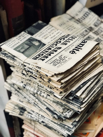 Vintage Newspaper Wallpaper