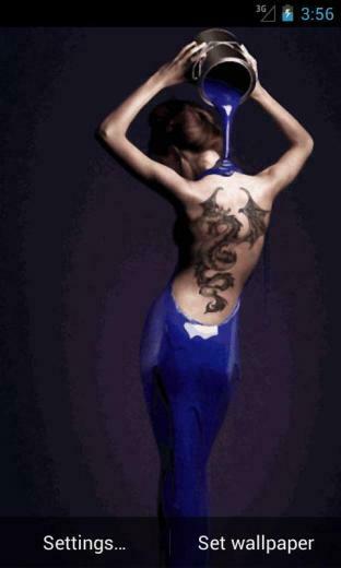 Ink Tattooed Girl Wallpaper