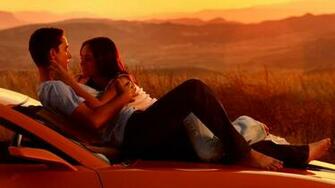 Romantic Couple HD Wallpaper Happy Christmas