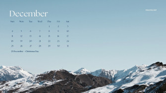 December Calendar HD Wallpaper Net