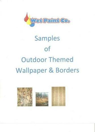 Samples Of Outdoor Themed Wallpaper Or Border In Wet Paint Company