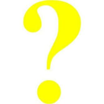Yellow Question Mark Icon
