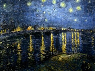 Starry Night Over The Rhone Wallpaper People HD Hi