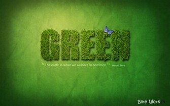 Go Green Wallpaper