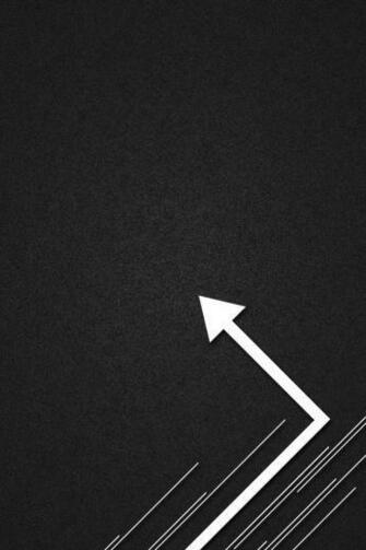 Arrow Label Design Black And White Background iPhone Wallpaper